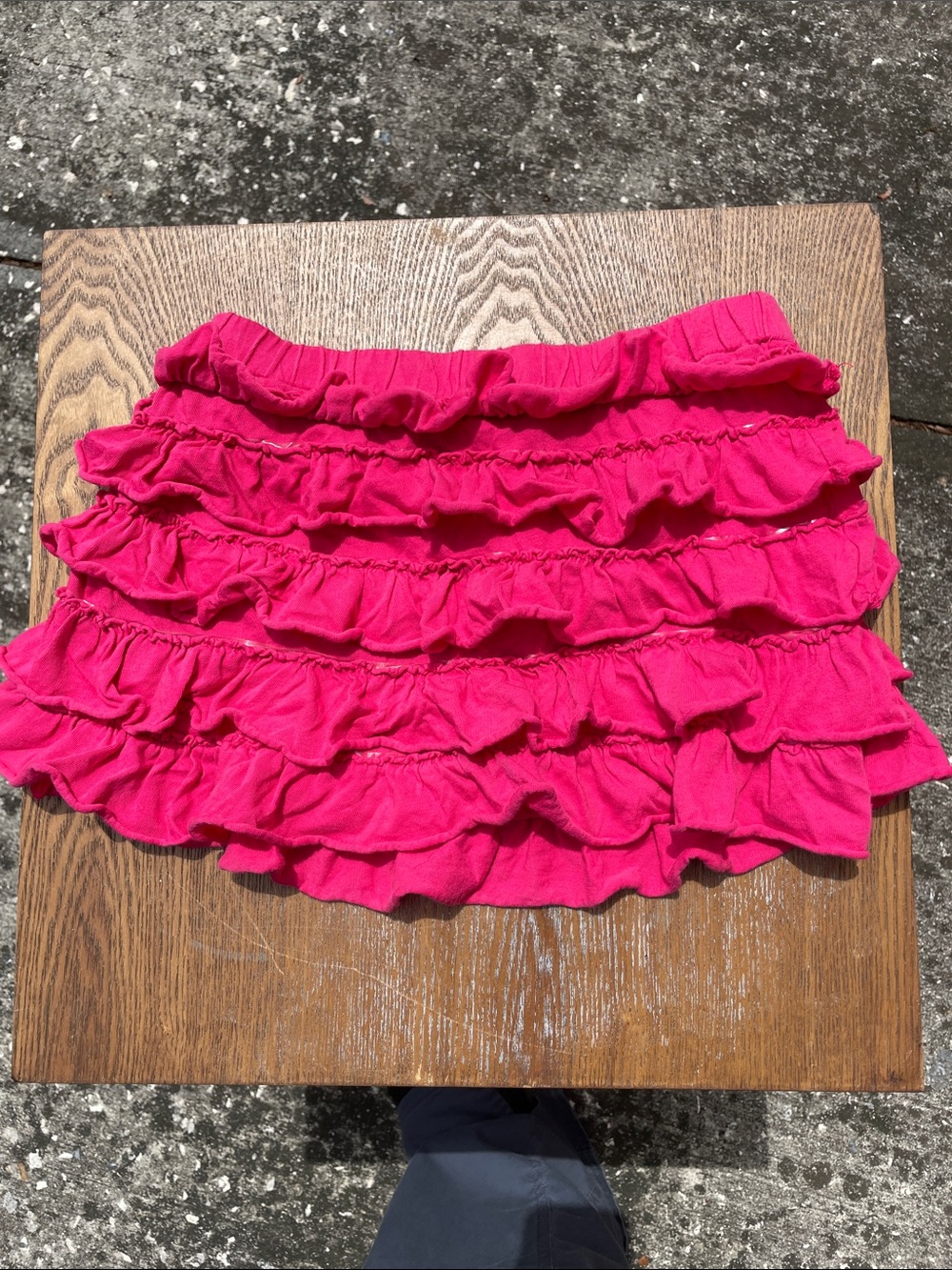 Old Navy Ruffled Hot Pink Kids Mini  Skirt